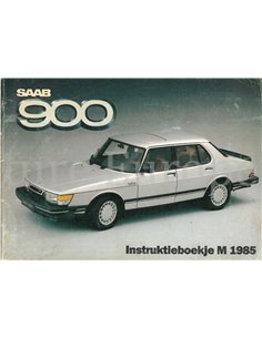 1985 SAAB 900 INSTRUCTIEBOEKJE NEDERLANDS
