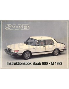 1983 SAAB 900 BETRIEBSANLEITUNG SCHWEDISCH