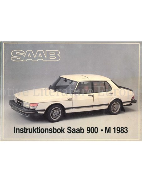 1983 SAAB 900 INSTRUCTIEBOEKJE NEDERLANDS
