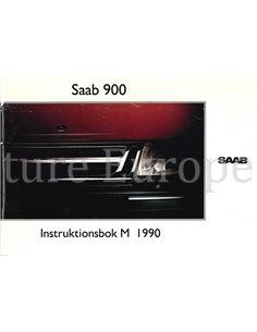 1990 SAAB 900 INSTRUCTIEBOEKJE ZWEEDS