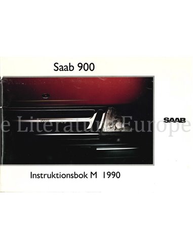 1990 SAAB 900 INSTRUCTIEBOEKJE ZWEEDS