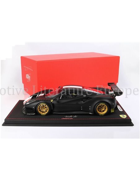 2020 FERRARI 488 MODIFICATA NERO OPACO BBR MODELAUTO 21/30