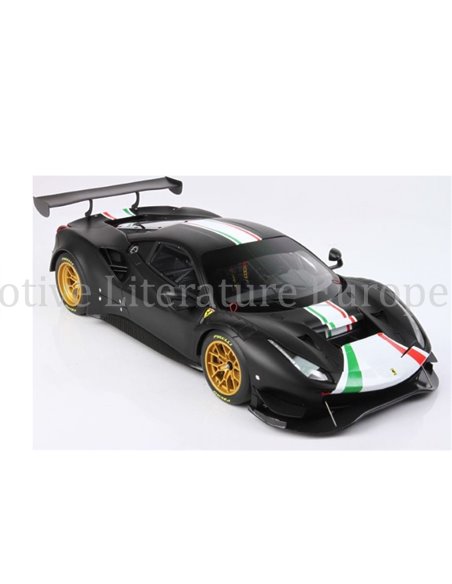 2020 FERRARI 488 MODIFICATA NERO OPACO BBR MODELAUTO 21/30