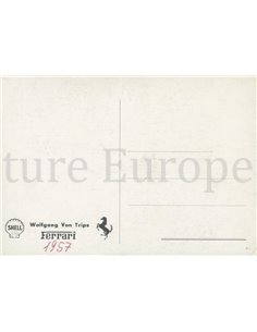1958 FERRARI WOLFGANG VON TRIPS POSTCARD 2