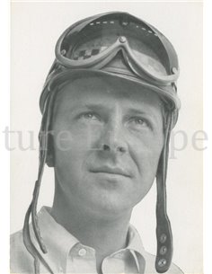 1957 FERRARI WOLFGANG VON TRIPS POSTKARTE