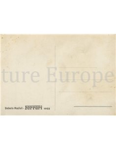 1955 FERRARI UMBERIO MAGLIOLI POSTCARD 2