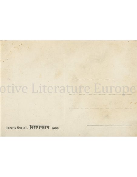 1955 FERRARI UMBERIO MAGLIOLI POSTKARTE