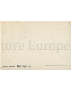 1955 FERRARI MAURICE TRINTIGNANT ANSICHTKAART 2
