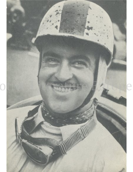 1955 FERRARI MAURICE TRINTIGNANT POSTKARTE