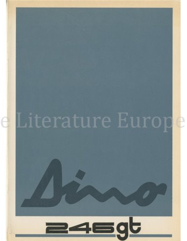 1970 FERRARI DINO 246 GT BETRIEBSANLEITUNG