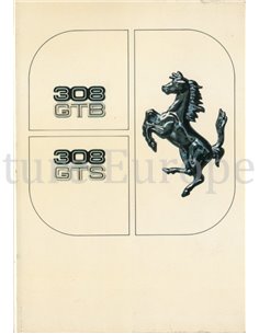 1978 FERRARI 308 GTB / GTS BETRIEBSANLEITUNG 155/78