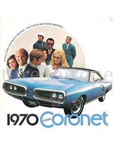 1970 DODGE CORONET BROCHURE ENGLISH