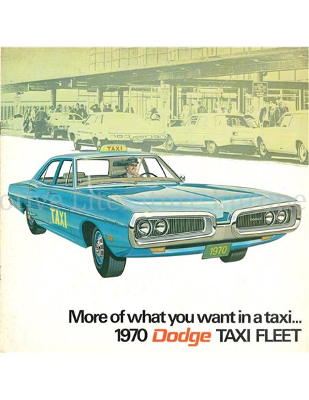 1970 DODGE TAXI BROCHURE ENGLISH