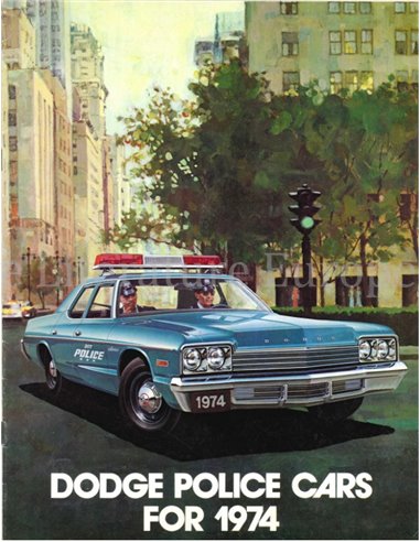 1974 DODGE POLICE PROSPEKT ENGLISCH (USA)