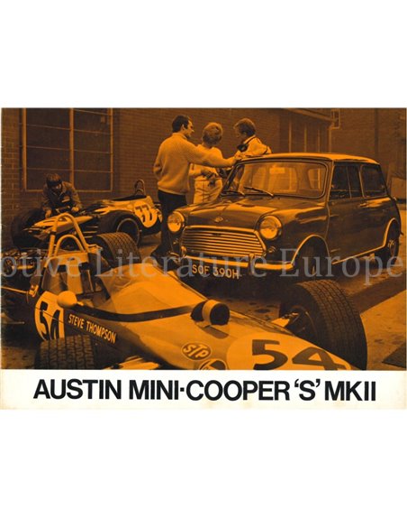 1969 AUSTIN MINI COOPER S BROCHURE ENGELS