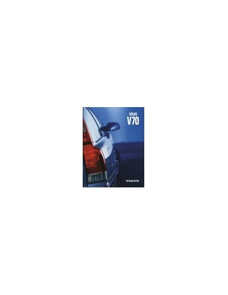 2000 VOLVO V70 BROCHURE NEDERLANDS
