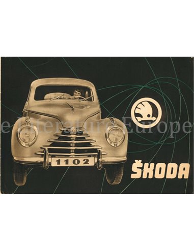 1951 SKODA 1102 PROSPEKT DEUTSCH