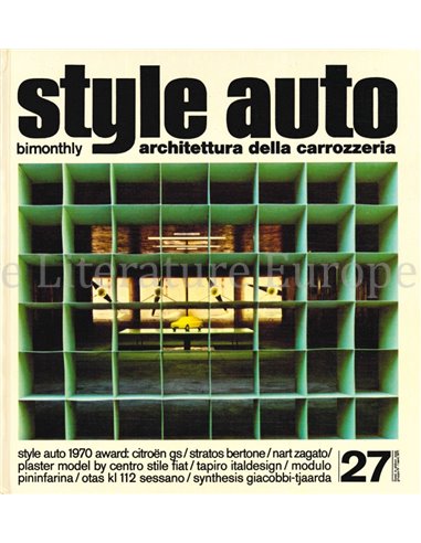 STYLE AUTO 27 - ARCHITETTURA DELLA CARROZZERIA - BOOK