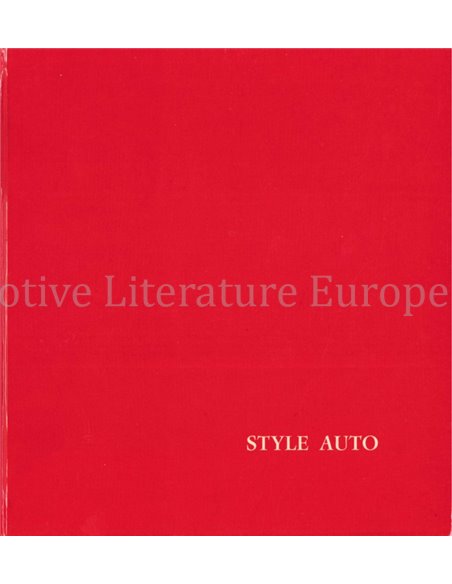 STYLE AUTO 1 - ARCHITETTURA DELLA CARROZZERIA - BOEK