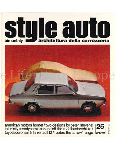 STYLE AUTO 25 - ARCHITETTURA DELLA CARROZZERIA - BOOK