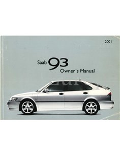 2001 SAAB 9-3 BETRIEBSANLEITUNG ENGLISCH