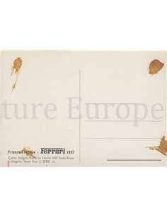 1957 FERRARI FRANCO CORTESE POSTKARTE 2