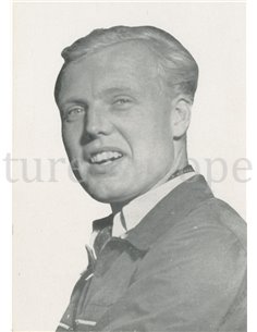 1957 FERRARI MIKE HAWTHORN POSTKARTE