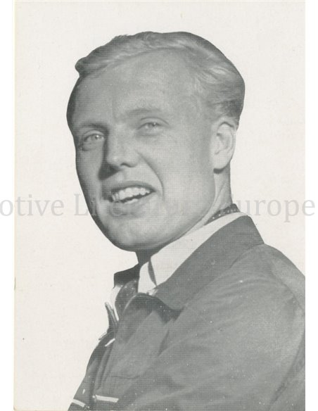 1957 FERRARI MIKE HAWTHORN POSTKARTE