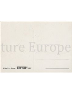 1957 FERRARI MIKE HAWTHORN ANSICHTKAART 2