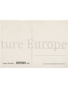 1957 FERRARI CESASRE PERDISA ANSICHTKAART 2