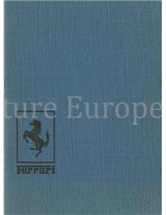 1970 FERRARI VERKOOP & SERIVCE ORGANISATIE INSTRUCTIEBOEKJE 37/70