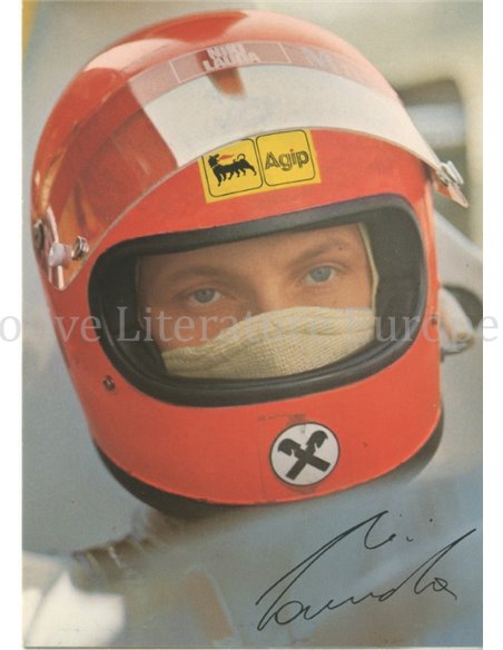 1974 FERRARI NIKI LAUDA POSTKARTE