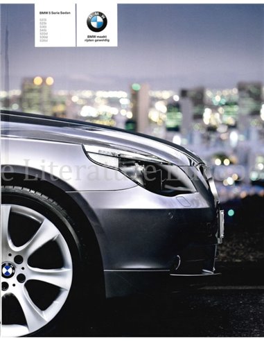 2005 BMW 5 SERIE SEDAN BROCHURE NEDERLANDS