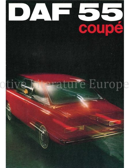 1968 DAF 55 COUPE BROCHURE NEDERLANDS