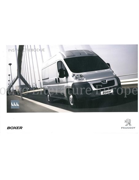 2012 PEUGEOT BOXER OWNERS MANUAL DUTCH