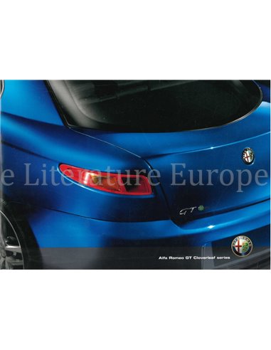 2006 ALFA ROMEO GT BROCHURE DUITS