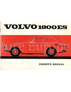 1973 VOLVO 1800ES OWNERS MANUAL ENGLISH