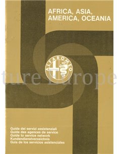 1976 ALFA ROMEO KUNDENDIENSTVERZEICHNIS