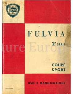 1971 LANCIA FULVIA COUPE SPORT INSTRUCTIEBOEKJE ITALIAANS