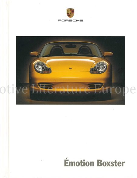 2004 PORSCHE BOXSTER S HARDBACK BROCHURE FRENCH