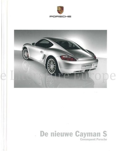 2006 PORSCHE CAYMAN S HARDBACK BROCHURE DUTCH