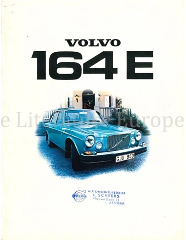 1974 VOLVO 164 E BROCHURE NEDERLANDS