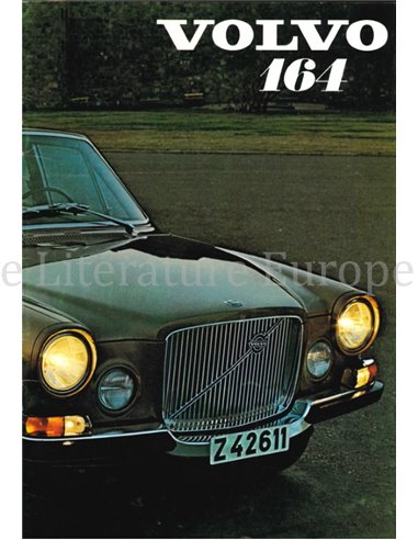 1970 VOLVO 164 BROCHURE NEDERLANDS