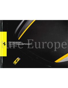 2021 FERRARI PROGRAMMA ALLESTIMENTI SPECIALI HARDCOVER BOEK