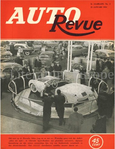 1954 AUTO REVUE MAGAZINE 2 NEDERLANDS