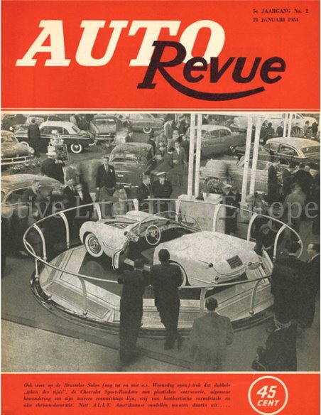 1954 AUTO REVUE MAGAZINE 2 DUTCH