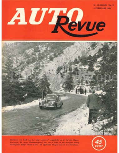 1954 AUTO REVUE MAGAZIN 3 NIEDERLÄNDISCH