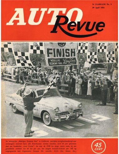 1954 AUTO REVUE MAGAZINE 9 DUTCH