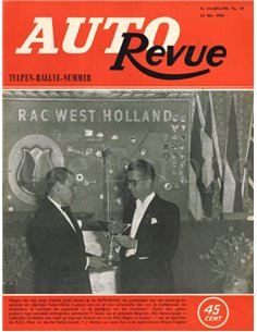 1954 AUTO REVUE MAGAZINE 10 NEDERLANDS