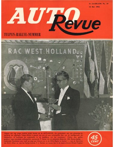 1954 AUTO REVUE MAGAZINE 10 DUTCH